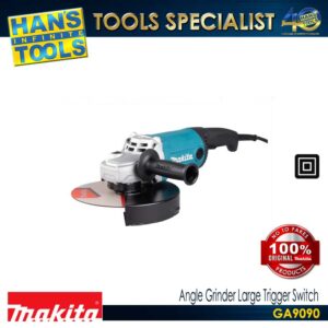 Makita GA9090 Angle Grinder Large Trigger Switch 230 mm (9") 2,200 W