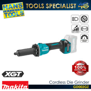 Makita GD002GZ Cordless 8mm (1/4") Die Grinder 40Vmax XGT BL AFT XPT [Battery and Charger are Sold Separately]