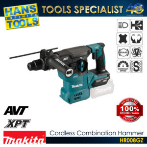 Makita HR008GZ Cordless 30mm (1-3/16") Combination Hammer SDS PLUS 40Vmax XGT BL AFT AWS XPT AVT [Battery and Charger are Sold Separately]