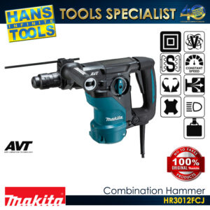 Makita HR3012FCJ Combination Hammer SDS PLUS Quick Change Drill Chuck 30mm (1-3/16") 3.9 J AVT XPT