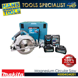 Makita HS004GM201 Cordless 185 mm (7-1/4") Magnesium Circular Saw 40Vmax XGT BL AWS ADT XPT [KIT SET]