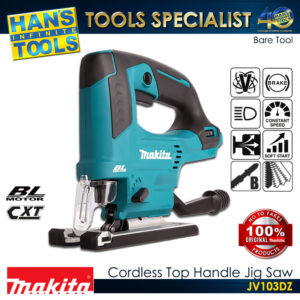 Makita JV103DZ Cordless Top Handle Jig Saw 12V max CXT BL SOFT NO LOAD [ Battery and Charger are Sold Separately]