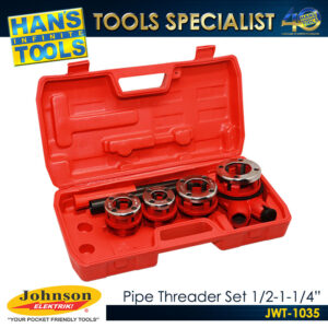 Johnson Elektrik JW-1035 Pipe Threader Set 1/2-1-1/4"