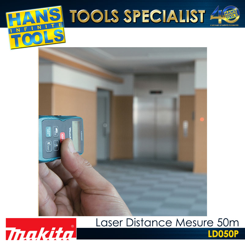 Makita LD050P 50M Laser Distance Measure - Image 3