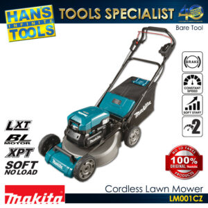 Makita LM001CZ 53 cm (21") Self Propelled Lawn Mower Battery Powered BL XPT [Battery and Charger are Sold Separately]