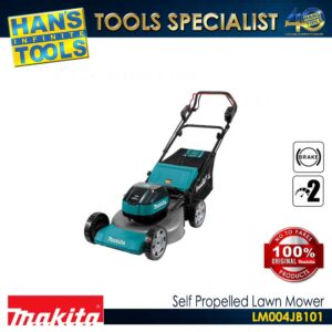 Makita LM004JB101 Cordless 530mm (21") Self Propelled Lawn Mower 64Vmax  BL XPT