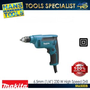 Makita M6500B 6.5mm (1/4") 230 W High Speed Drill