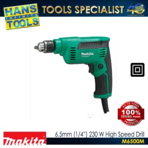 Makita M6500M 6.5mm (1/4") 230 W High Speed Drill