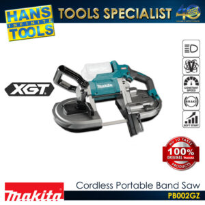 Makita PB002GZ Cordless Variable Speed Portable Band Saw 40Vmax XGT BL XPT [Battery and Charger are Sold Separately]