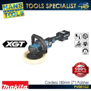 Makita PV001GZ Cordless 180mm (7") Polisher 40Vmax XGT BL XPT