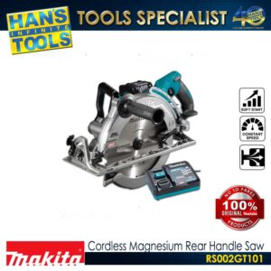 Makita RS002GT101 Cordless 260 mm (10-1/4") Magnesium Rear Handle Saw 40Vmax XGT BL ADT AWS XPT [KIT SET]