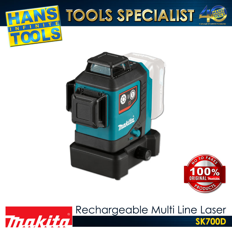 Makita SK700D Rechargeable Red Multi Line Laser 12V max CXT Li-Ion XPT - Image 3