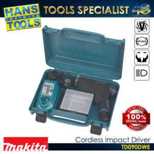 Makita TD090DWE Cordless Impact Driver 10.8V Li-ion 90 N-m (800 in.lbs)
