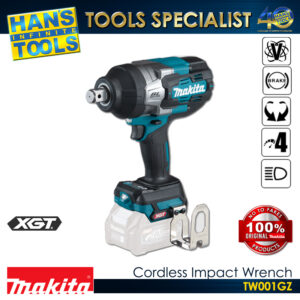 Makita TW001GZ Cordless Impact Wrench 40V Max XGT BL 3/4" (19 mm) 1,800 N-m [battery and Charger are Sold Separately]