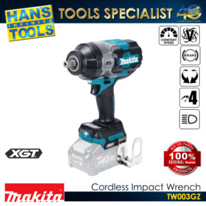 Makita TW003GZ Cordless Impact Wrench 40V Max XGT BL 1/2" (12.7 mm) 1,360 N-m [Battery and Charger are Sold Separately]