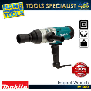 Makita TW1000 Impact Wrench 1" (25.4 mm) 1,000 N-m (738 ft.lbs.)