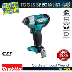 Makita TW140DZ Cordless Impact Wrench 12V Max CXT Li-ion 3/8" (9.5 mm) 140 N-m [Bare Tool Only] [Battery and Charger are Sold Seperately]