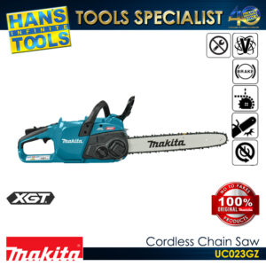 Makita UC023GZ Cordless Chain Saw, Tool-less Tension Adjustment 40V Max XGT Bl XPT 40 cm (16") [battery and Charger are Sold Separately]