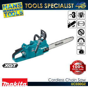 Makita UC030GZ Cordless Chain Saw 40V Max XGT BL XPT 500 mm (20")[ Battery and Charger are Sold Separately]