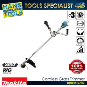 Makita UR006GZ02 Cordless 3-Speed Grass Trimmer, Bike Handle 40V Max XGT BL ADT AFT XPT [ Battery and Charger are Sold Seperately]