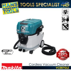 Makita VC007GLZ Cordless Dust L HEPA GYUPPA Vacuum Cleaner (Wet & Dry) 40V Max X2 (80VMax) XGT BL AWS XPT 40L [Battery and Charger are Sold Separately]