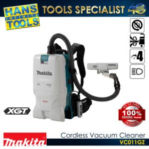 Makita VC011GZ Cordless 5 L HEPA Backpack Vacuum Cleaner 40V Max XGT BL [Battery and Charger are Sold Separately]