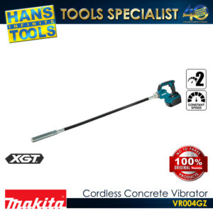 Makita VR004GZ Cordless Concrete Vibrator 40V Max XGT BL APT 30 mm (1-1/2") [Battery and Charger are Sold Separately]