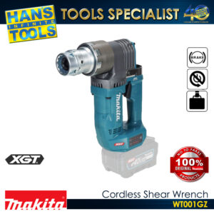 Makita WT001GZ Cordless Shear Wrench M16 (5/18″) / M20 (3/4″) M22 (7/8″) 804 N-m (593 ft.lbs) 40V Max XGT BL XPT [Battery and Charger are Sold Separately]