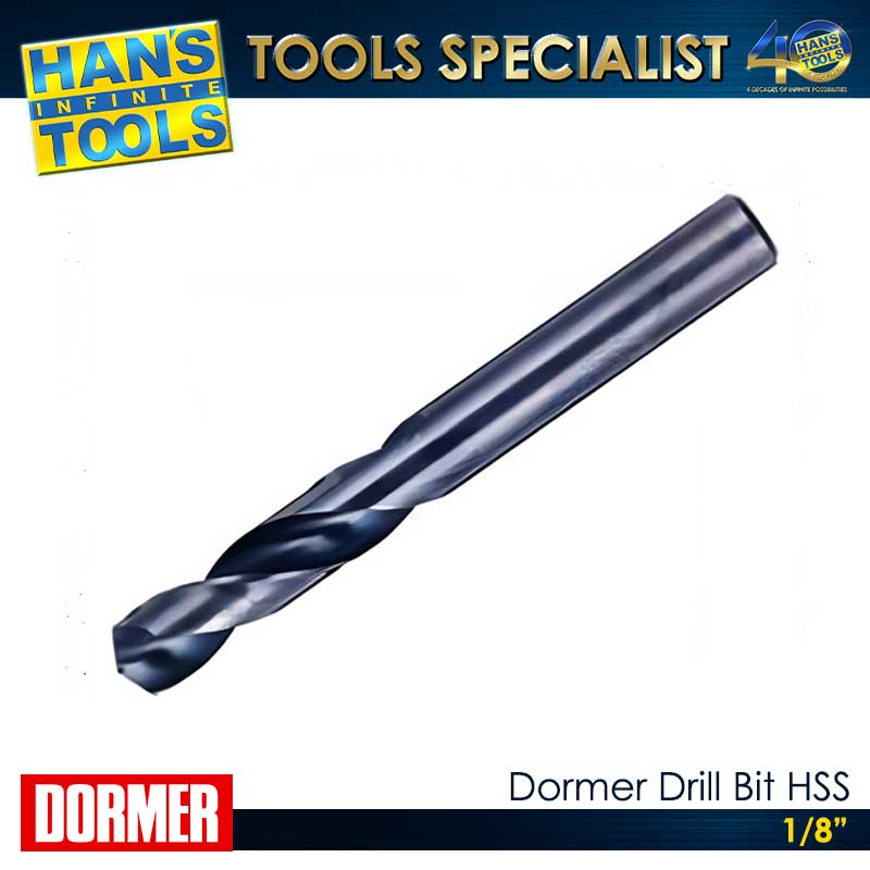 Dormer Drill Bit HSS 1/8"