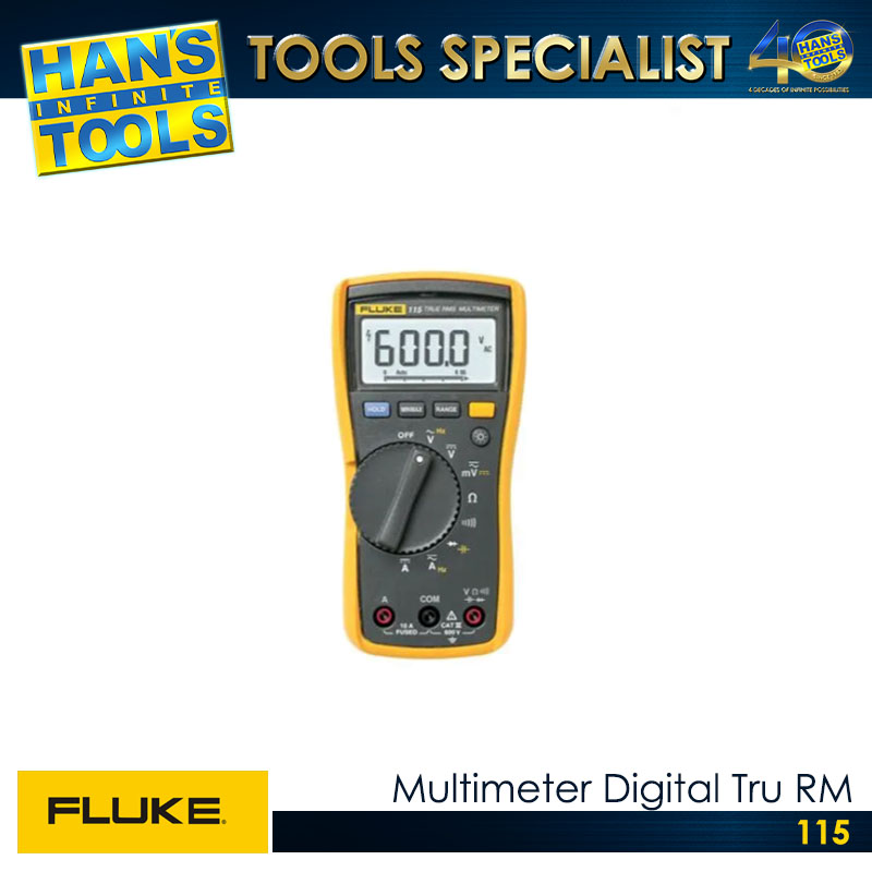 Fluke 115 Multimeter Digital Tru RM - Image 2