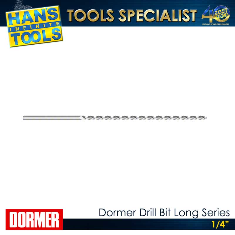 Dormer Drill Bit Long Series 1/4" - Image 3