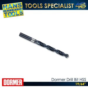 Dormer Drill Bit HSS 19/64"