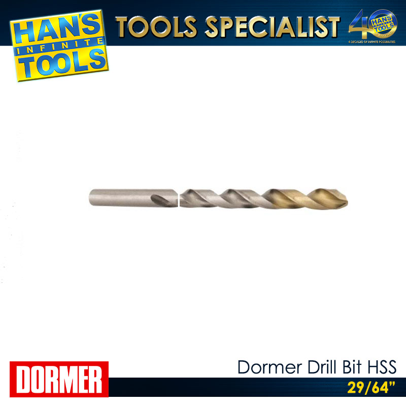 Dormer Drill Bit HSS 29/64"