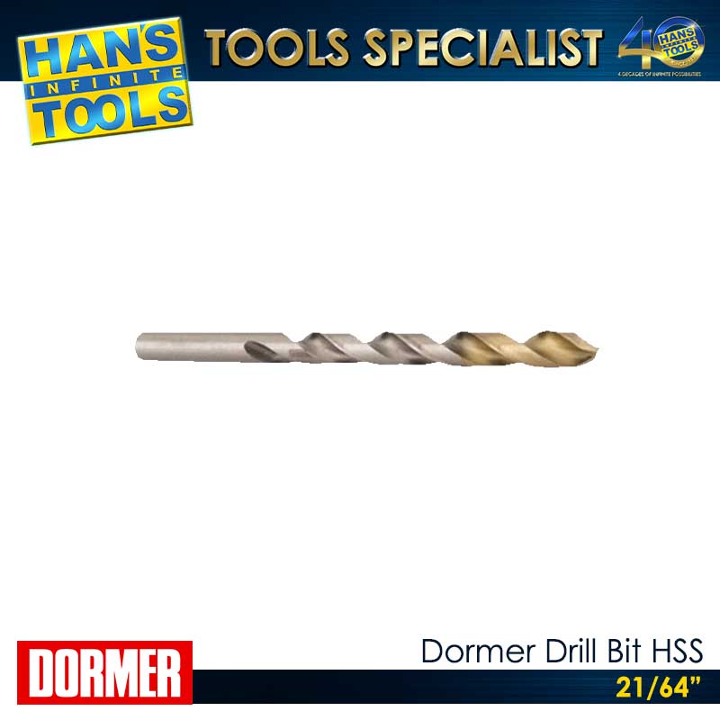Dormer Drill Bit HSS 21/64" - Image 2