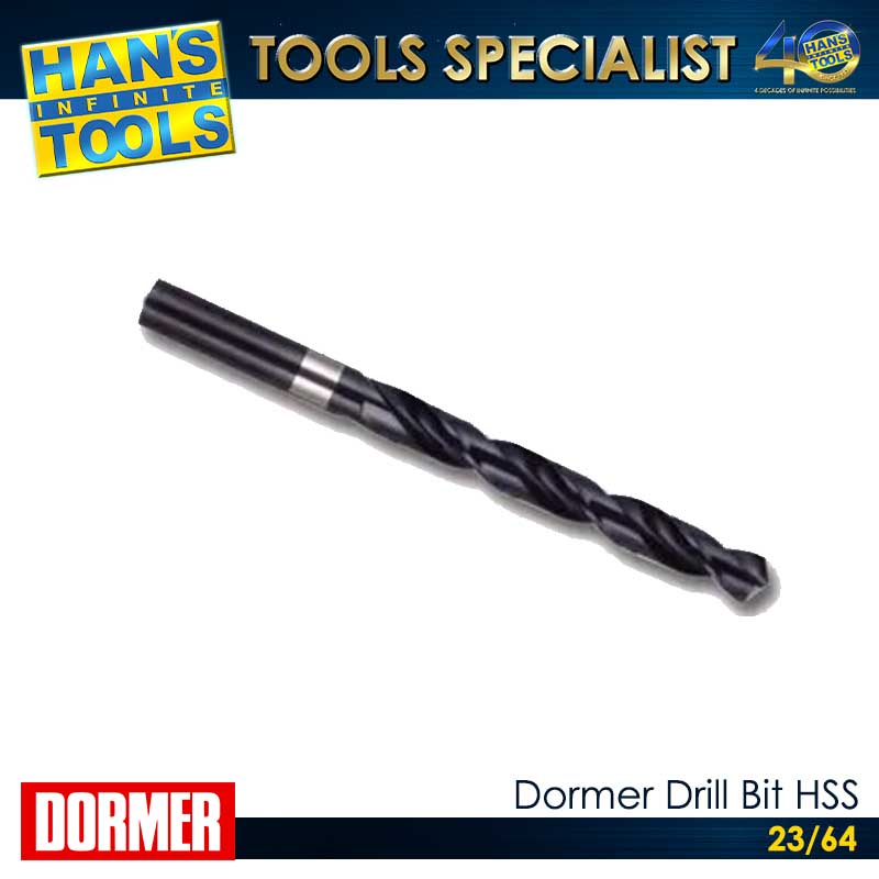 Dormer Drill Bit HSS 23/64" - Image 3