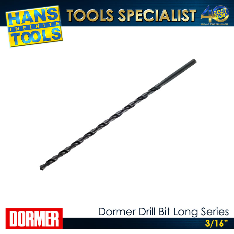 Dormer Drill Bit Long Series 3/16" - Image 2