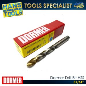 Dormer Drill Bit HSS 31/64"