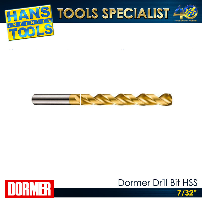 Dormer Drill Bit HSS 7/32"