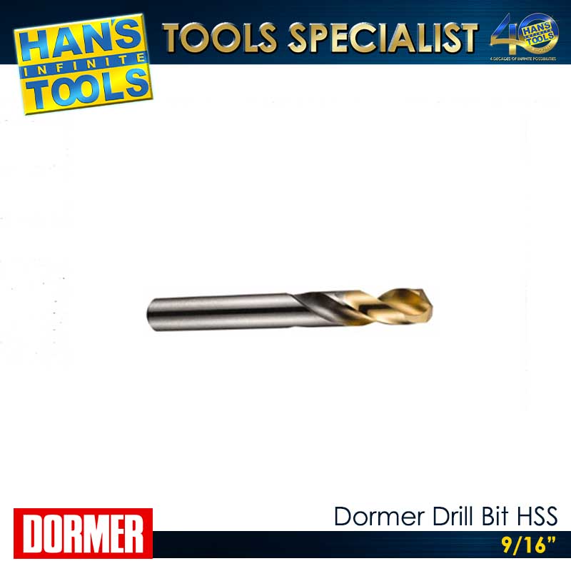 Dormer Drill Bit HSS 9/16"