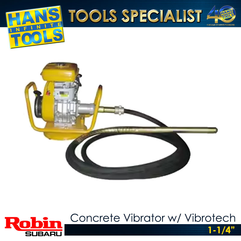Robin Concrete Vibrator w/ Vibrotech H EX17-2D 1-1/4" - Image 2