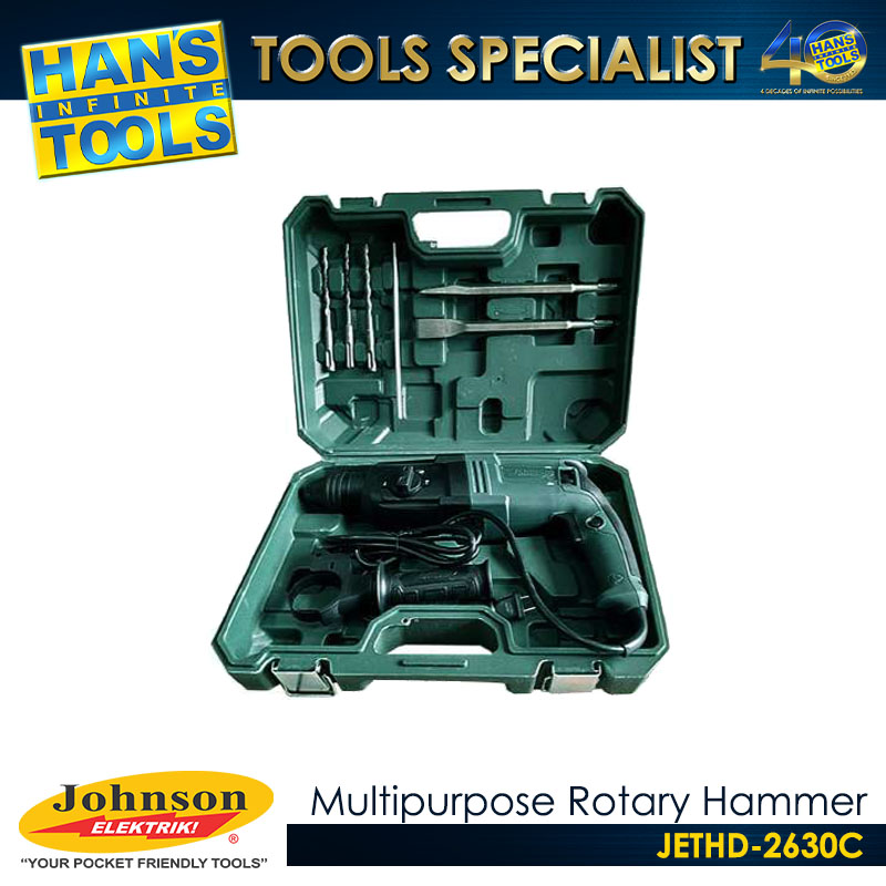 Johnson Elektrik JETHD-2630C Rotary Hammer 1" 600W - Image 3