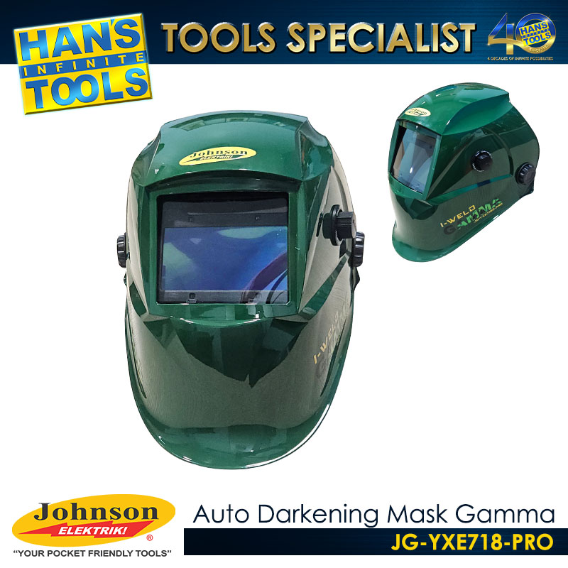 Johnson Elektrik JG-YXE718G-PRO Auto Darkening Mask- Gamma