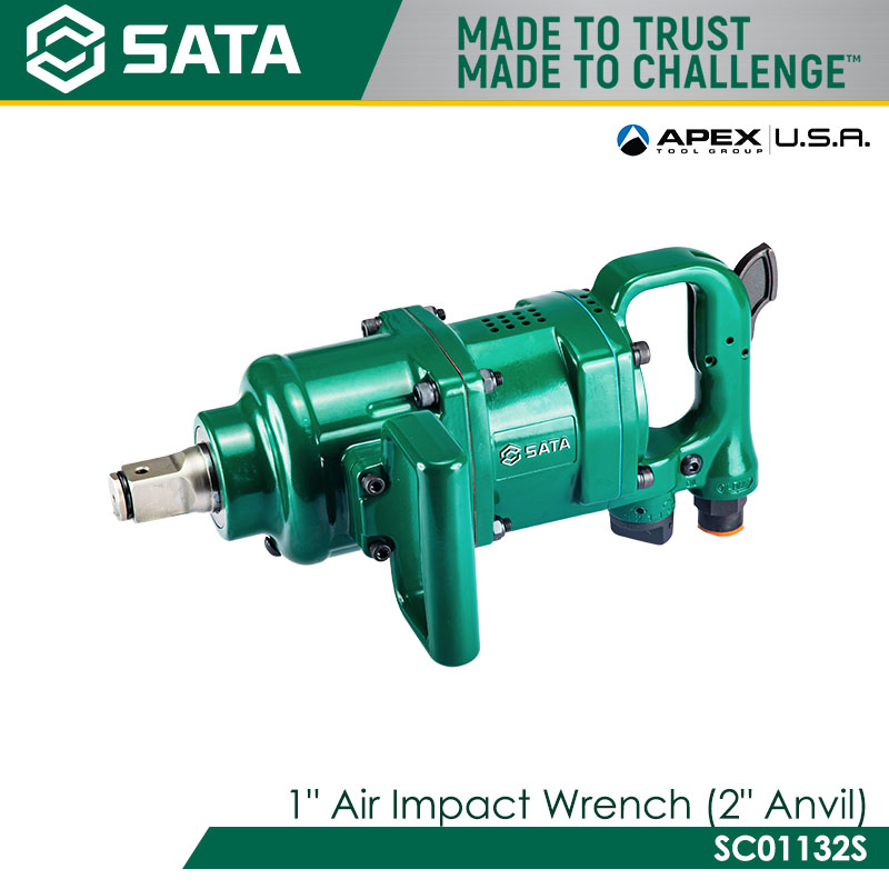 SATA SC01132S 1" Air Impact Wrench (2" Anvil)