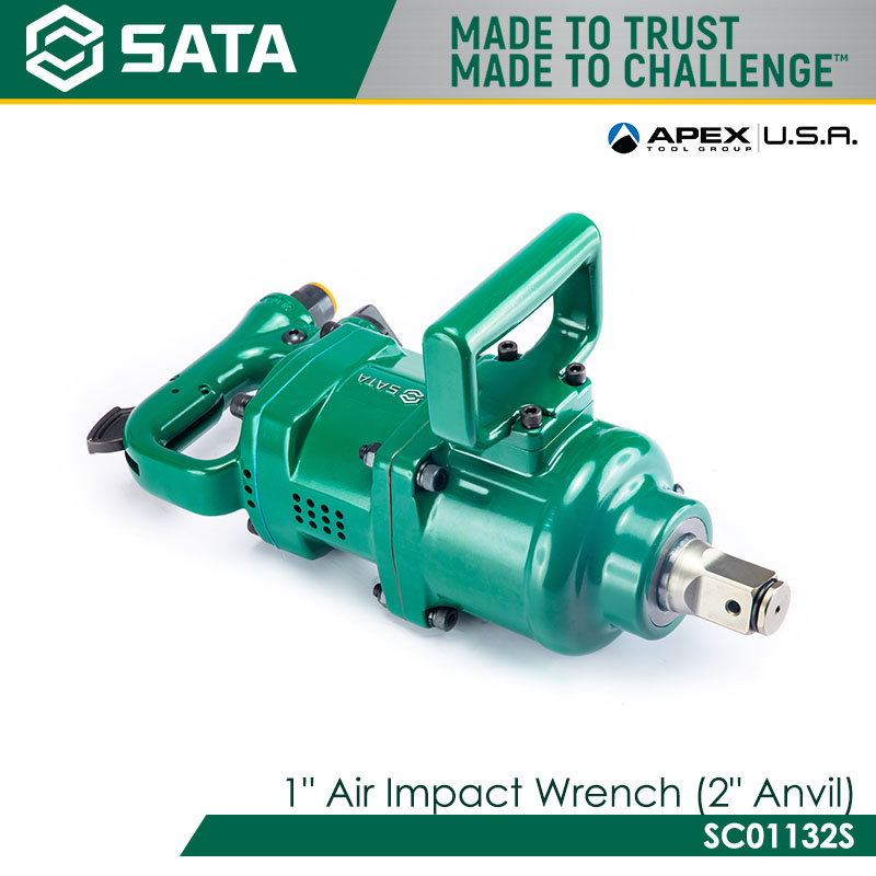 SATA SC01132S 1" Air Impact Wrench (2" Anvil) - Image 2