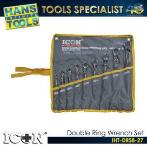 ICON IHT-DRS8-27 Double Ring Wrench Set