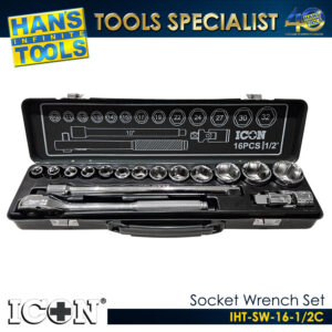 ICON IHT-SW-16-1/2C Socket Wrench Set