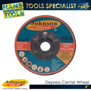 Johnson Elektrik Depress Center Wheel 4"