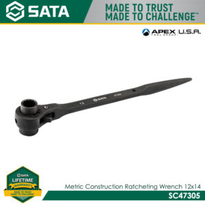 SATA Metric Construction Ratcheting Wrench
