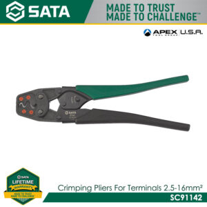SATA SC91142 Crimping Pliers For Terminals 2.5-16mm²