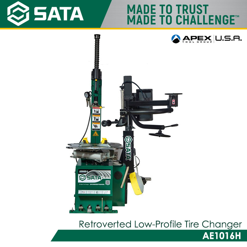 SATA AE1016H Retroverted Low-Profile Tire Changer - Image 2